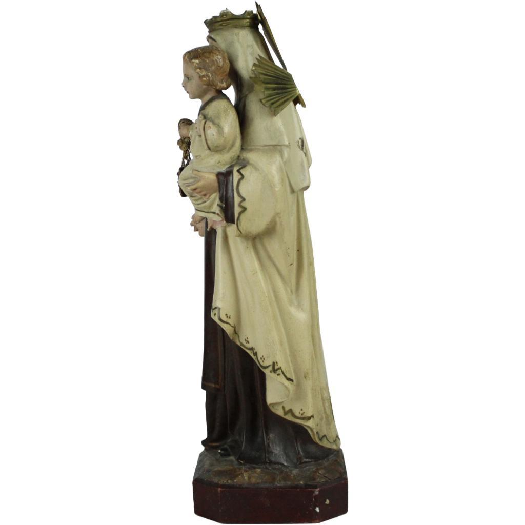 Antiek houten Maria beeld ca. 1900–1930, Antiek en Kunst, Antiek | Religie, Ophalen of Verzenden