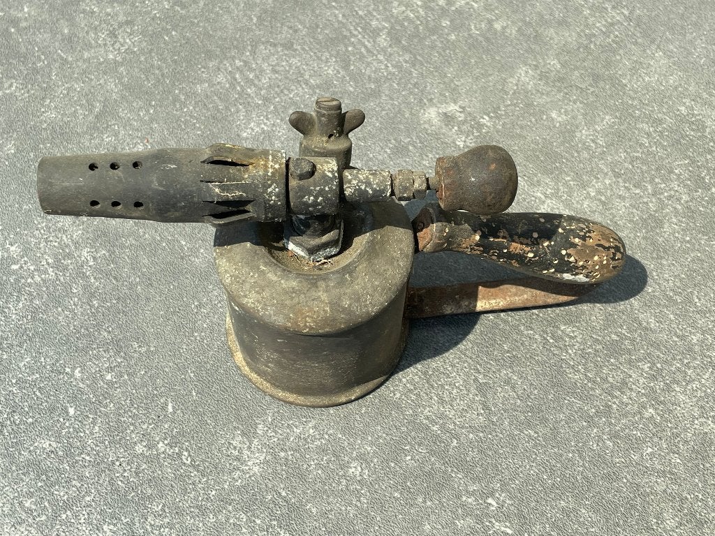 Authentieke verfafbrander, Antiek en Kunst, Ophalen of Verzenden