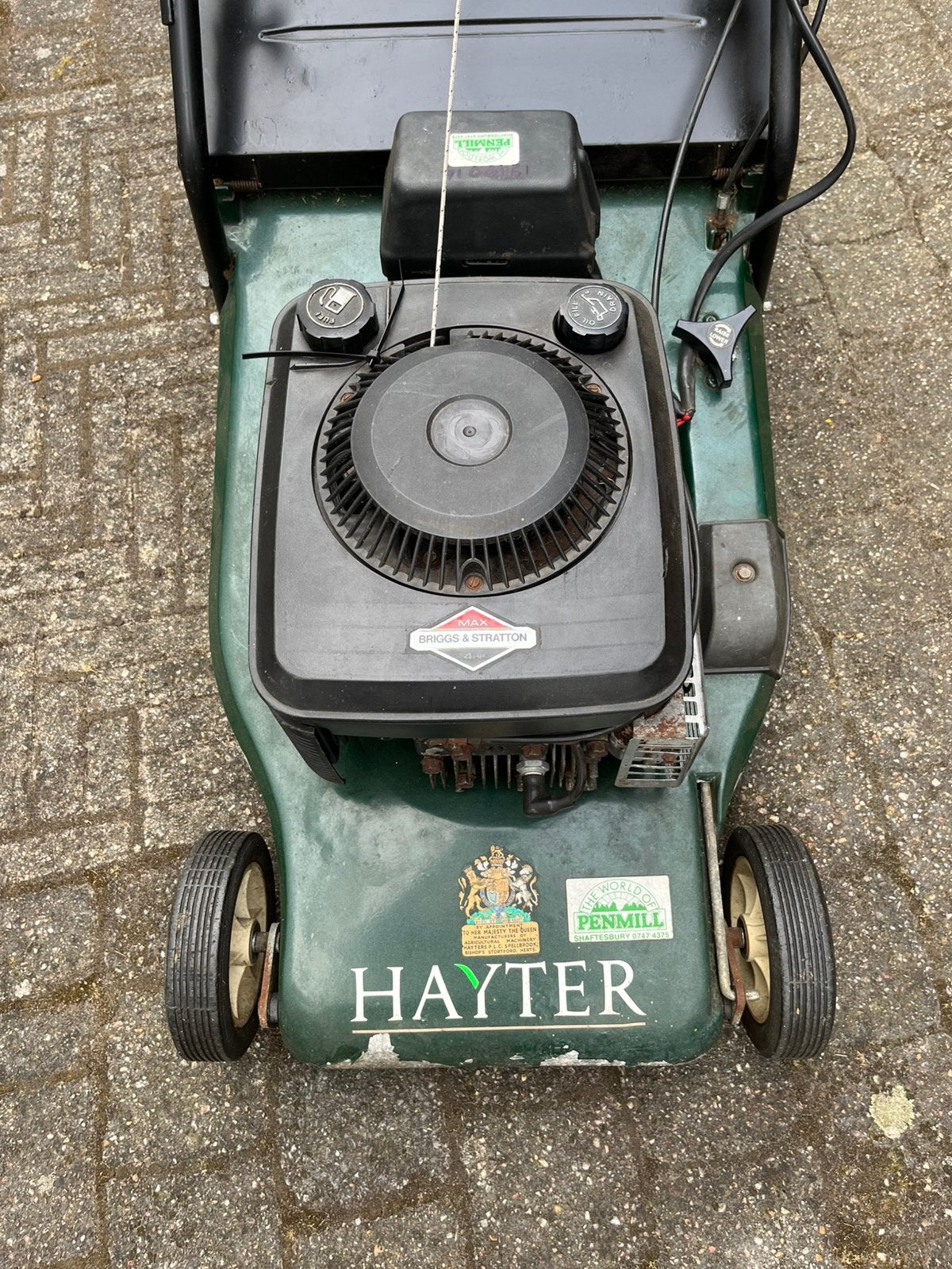 Hayter professionele grasmaaier 275 euro., Tuin en Terras, Grasmaaiers, Ophalen, Gebruikt, Hayter, Benzine-grasmaaier