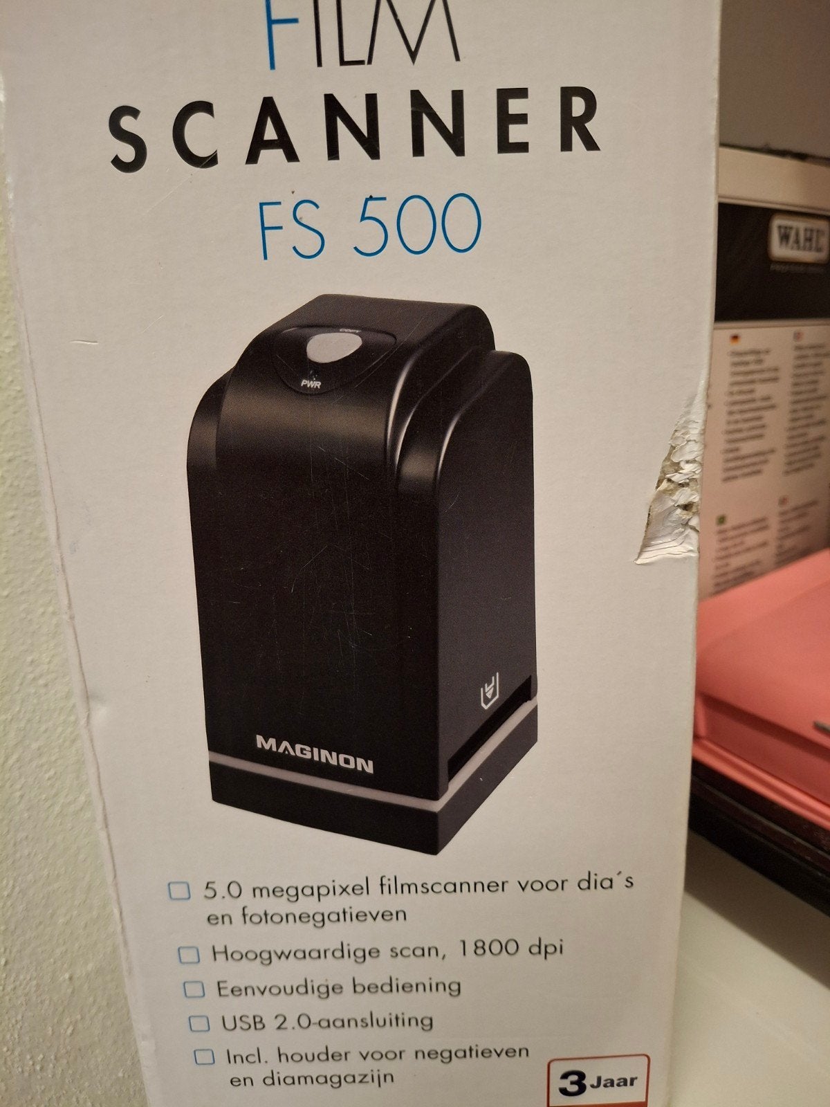 Maginon FS 500 Filmscanner - Dias en Negatieven, Computers en Software, Scanners, Ophalen, Zo goed als nieuw, Diascanner, Maginon