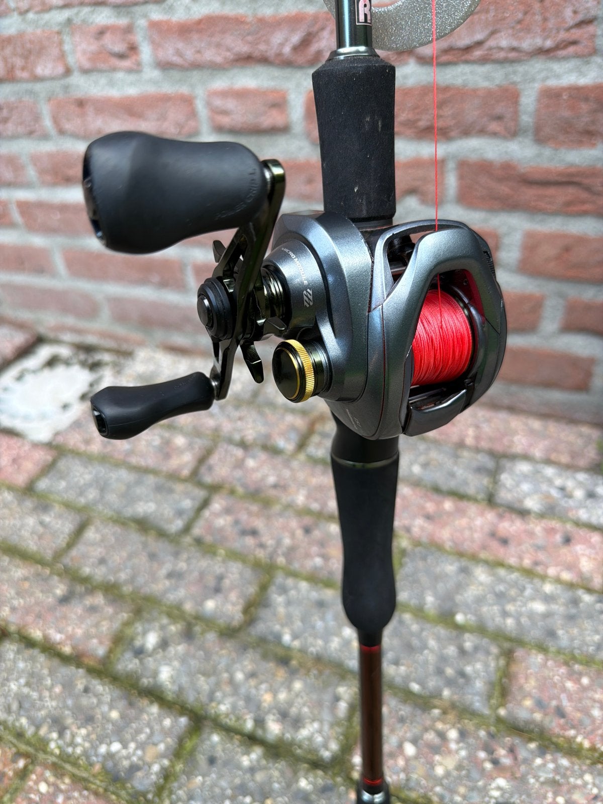 Shimano Curado DC 151 met Rozemeijer Qualifier hengel, Ophalen of Verzenden, Zo goed als nieuw, Complete hengel