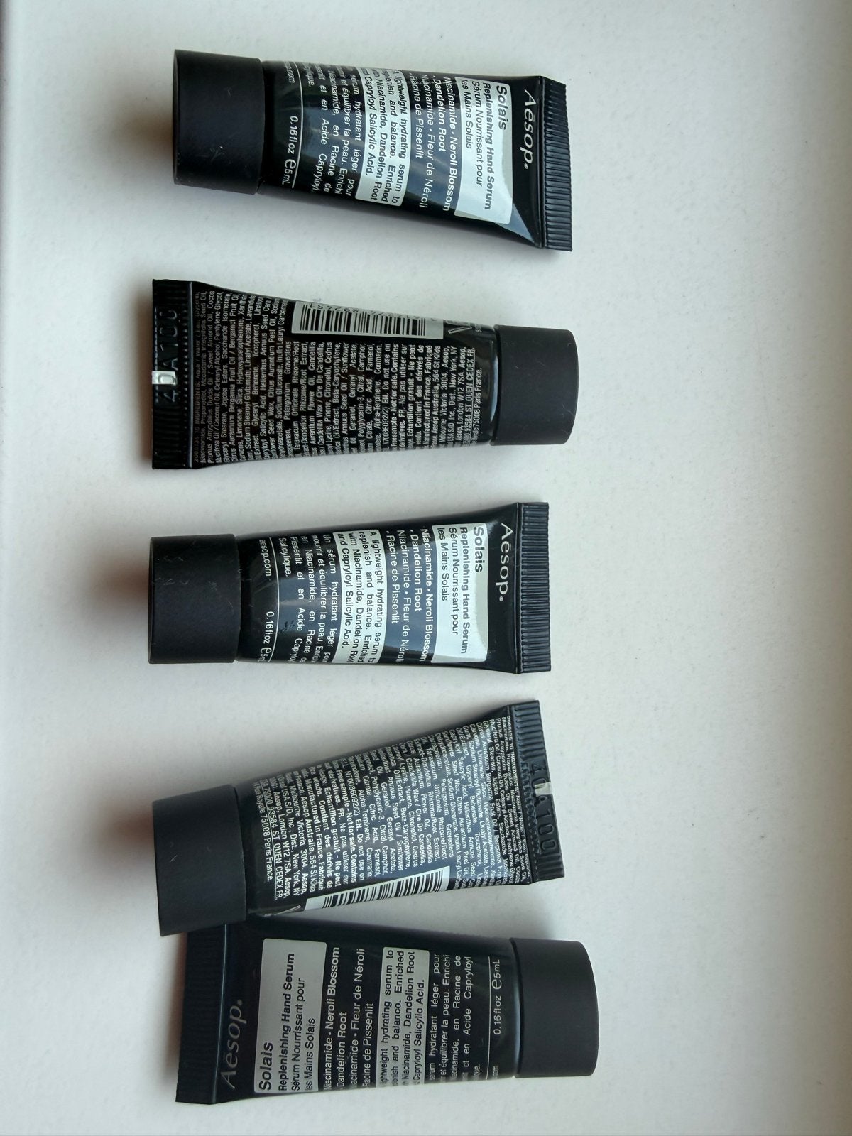 Aesop Solais Replenishing Hand Serum - 5 stuks, Ophalen of Verzenden, Nieuw, Bodylotion, Crème of Olie