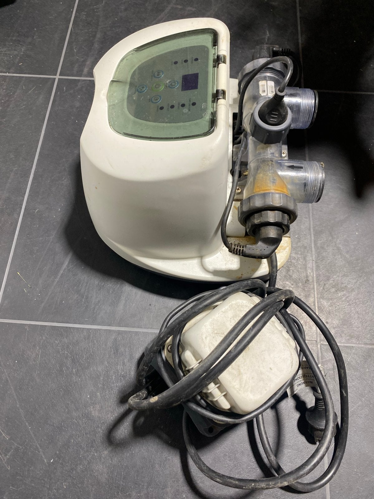 Intex ECO5220G zout systeem, Tuin en Terras, Ophalen of Verzenden, Gebruikt, Zwembadpomp