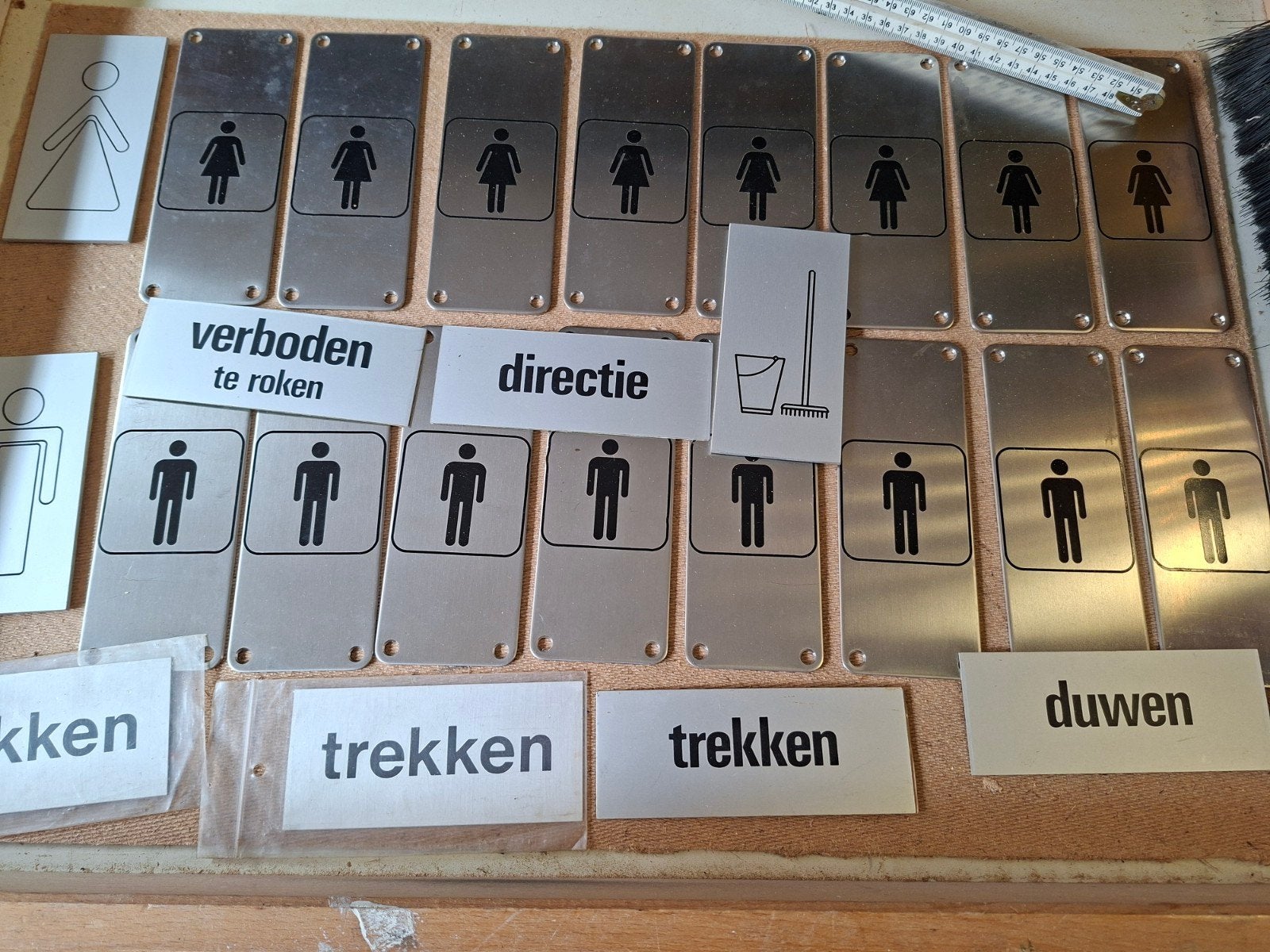 Toilet bordjes, Ophalen of Verzenden
