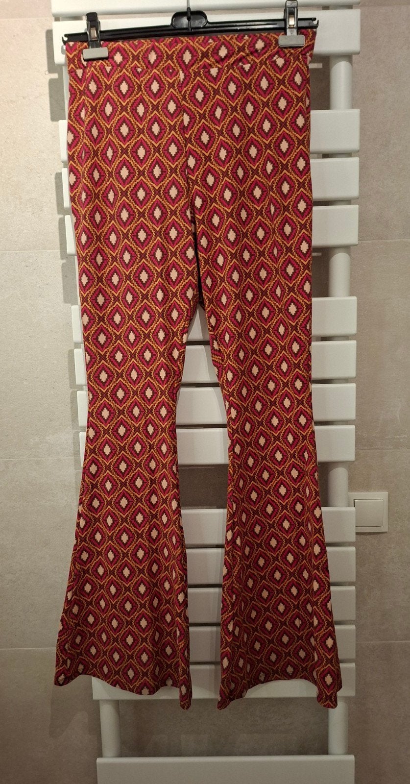 Loavies Flared Broek maat L, Meerkleurig, Maat 42/44 (L), Ophalen of Verzenden, Lang
