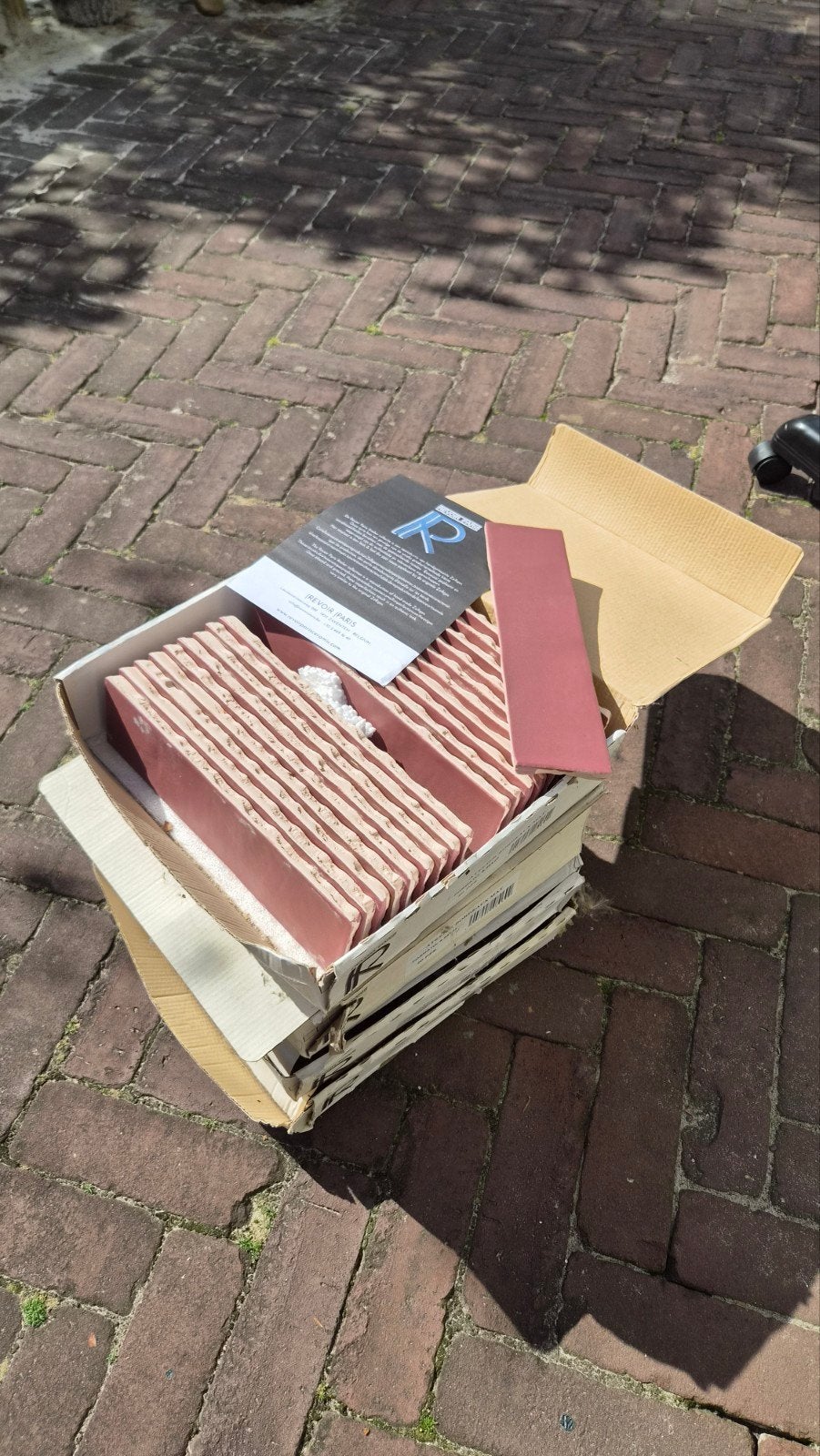 Revoir Paris Atelier Bordeaux Mat tegels - 4 dozen (1,25 m²), Doe-het-zelf en Verbouw, Tegels, Ophalen, Nieuw, Minder dan 20 cm