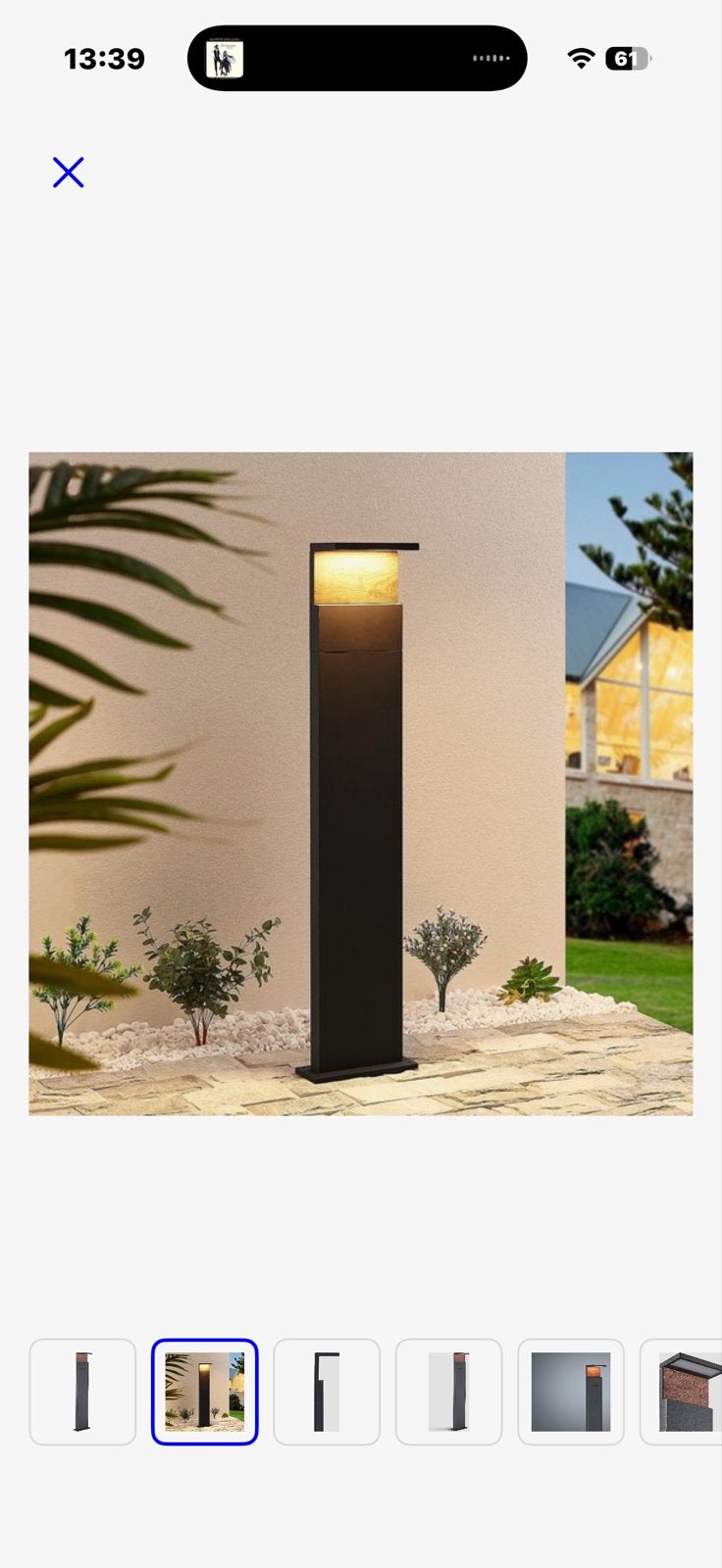Lucande buitenlampen 2 stuks nieuw - Moderne buitenverlichti, Minder dan 50 watt, Staande lamp, Ophalen of Verzenden, Netvoeding
