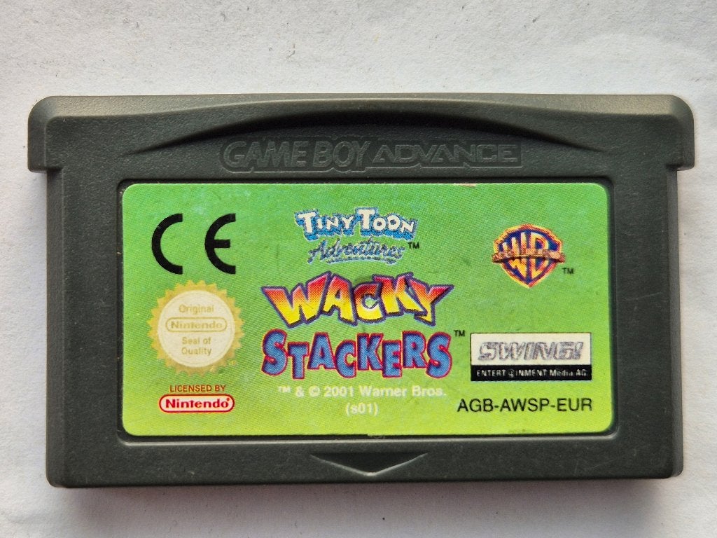tiny toon adventures WACKY STACKERS, Gebruikt, 1 speler, Racen en Vliegen, Ophalen of Verzenden
