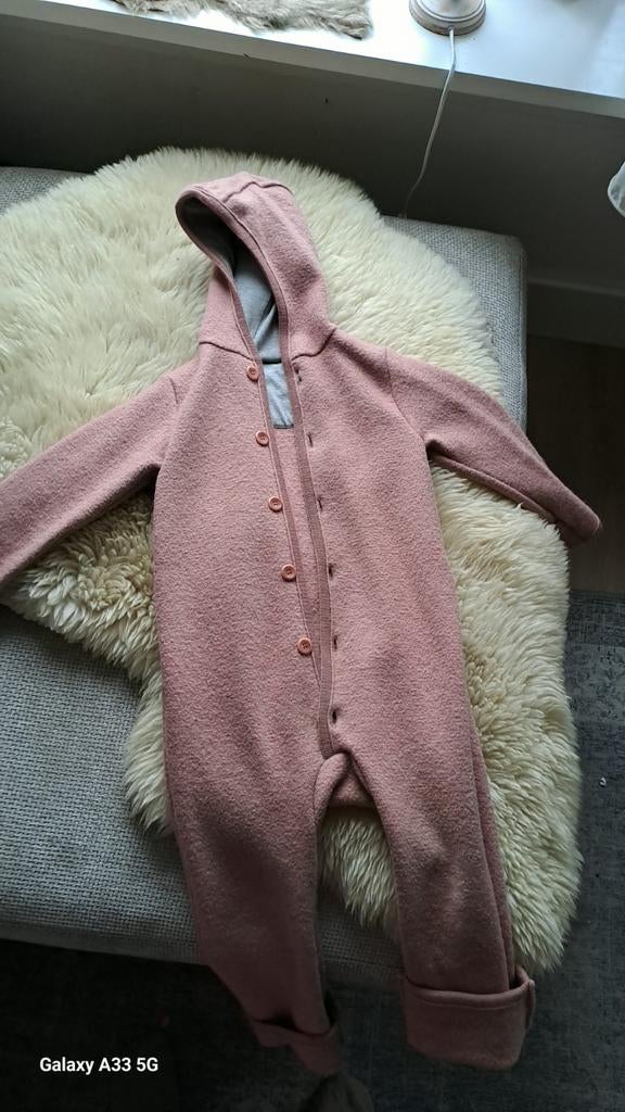Disana wollen roze buitenpak maat 98/104, Kinderen en Baby's, Ophalen, Gebruikt, Disana, Meisje