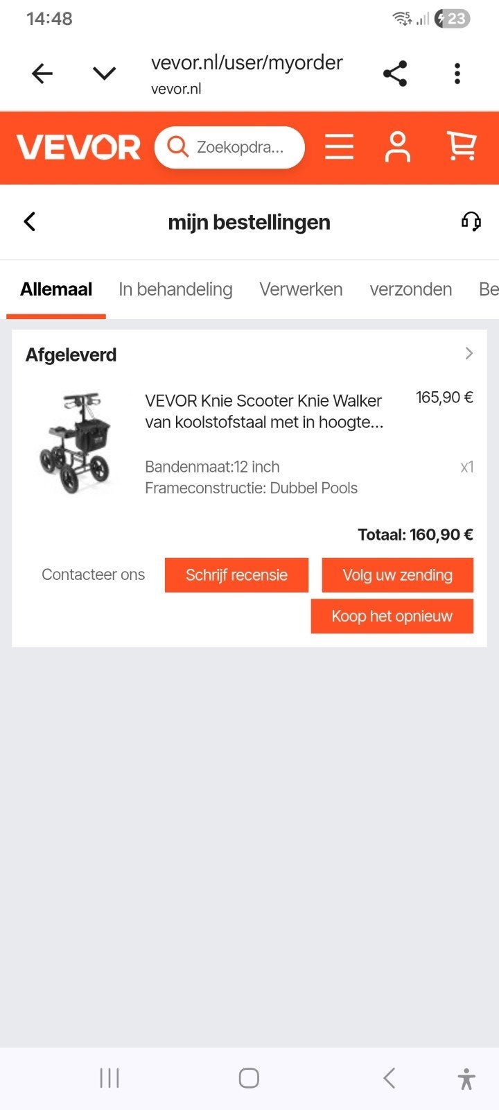 Spiksplinternieuwe kniestep, Ophalen, Nieuw, Overige typen, Vevor