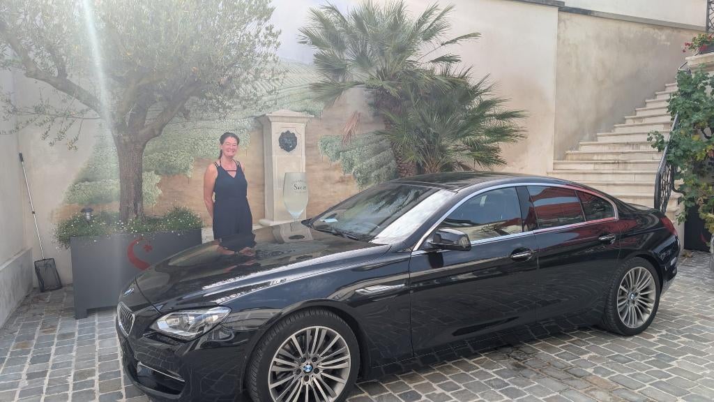 BMW 640I Gran Coupe 2015 Zwart-HK-head-up-LED-trekhaak!, Auto's, Achterwielaandrijving, 6-Serie Gran Coupé, Euro 6, 320 pk