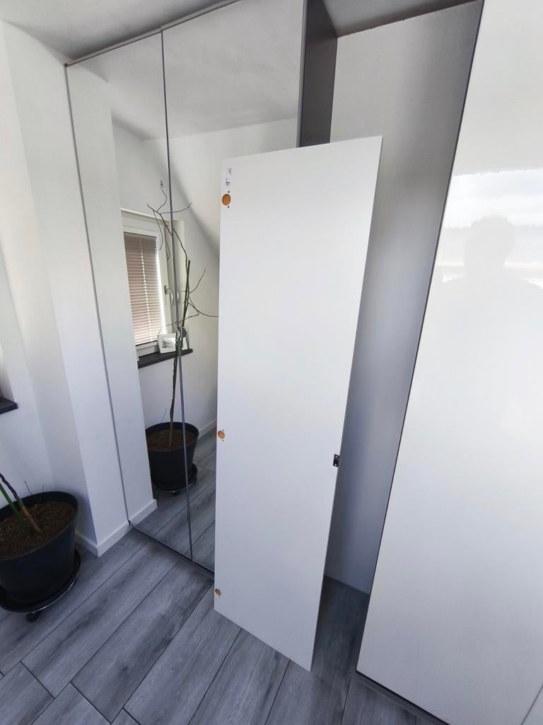 IKEA Pax Tanem deur mat wit, Ophalen, Minder dan 25 cm, 50 tot 100 cm, 200 cm of meer