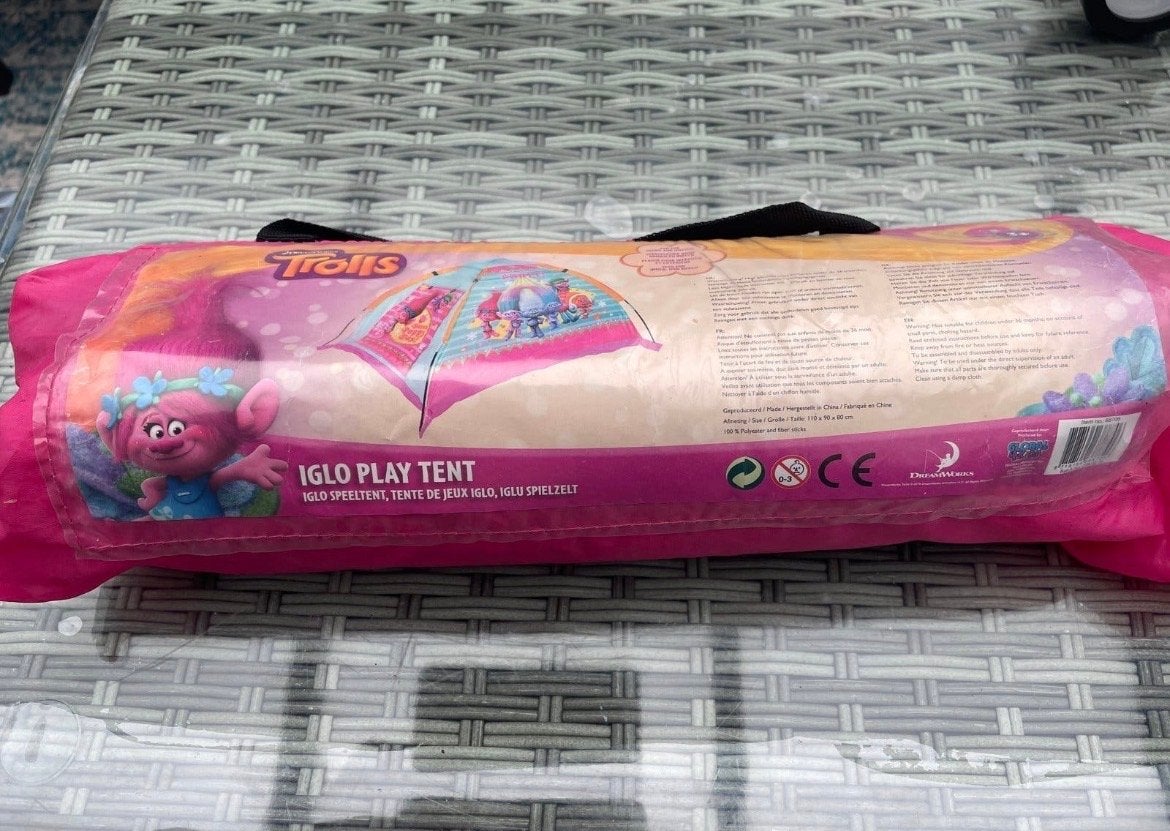 Trolls IGLO Speeltent - Roze Kindertent, Kinderen en Baby's, Ophalen of Verzenden, Nieuw