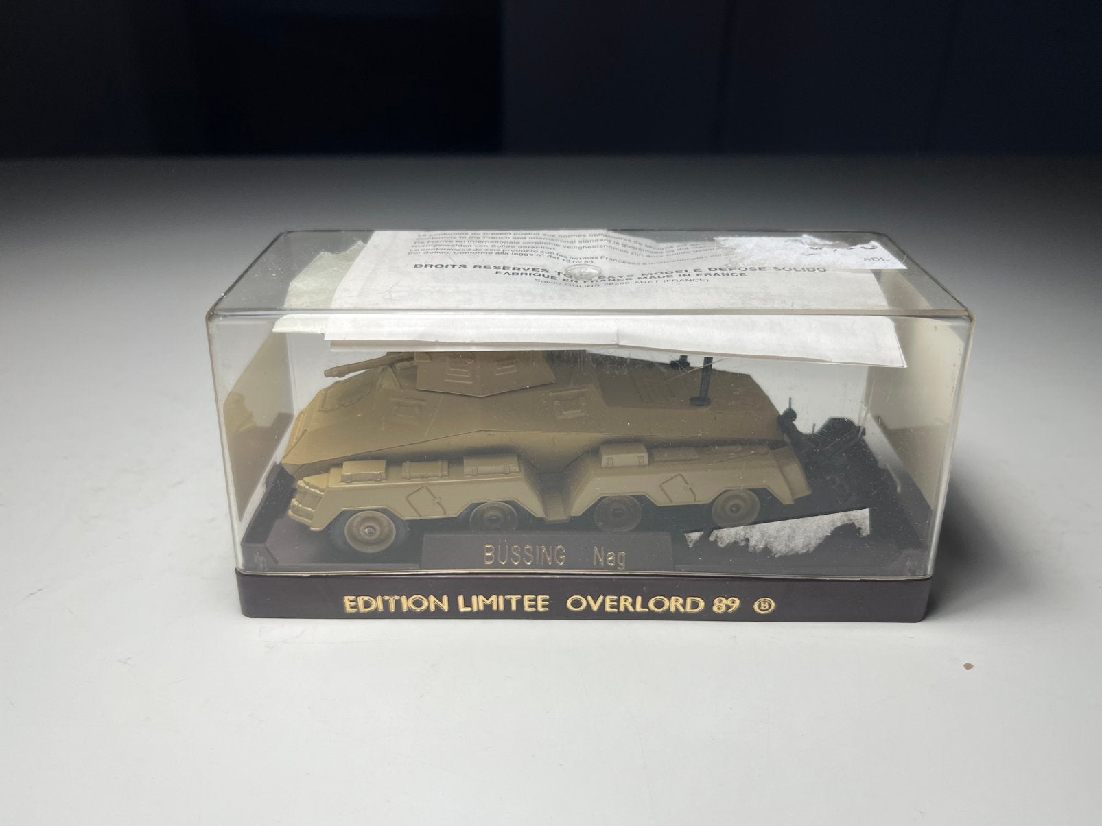 Solido - Büssing Nag - Schaal 1:43, Verzenden, Nieuw, Bus of Vrachtwagen, Solido