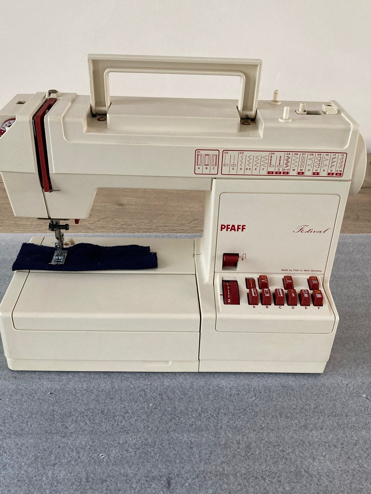 PFAFF Festival Naaimachine -nieuw Onderhoudsbeurt + Garantie, Ophalen of Verzenden, Gebruikt, Naaimachine, Pfaff
