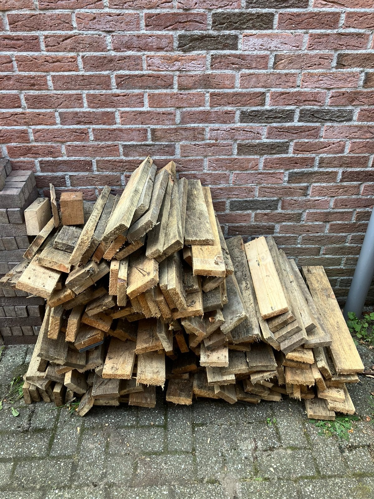 Stapeltje hout, Minder dan 3 m³, Ophalen