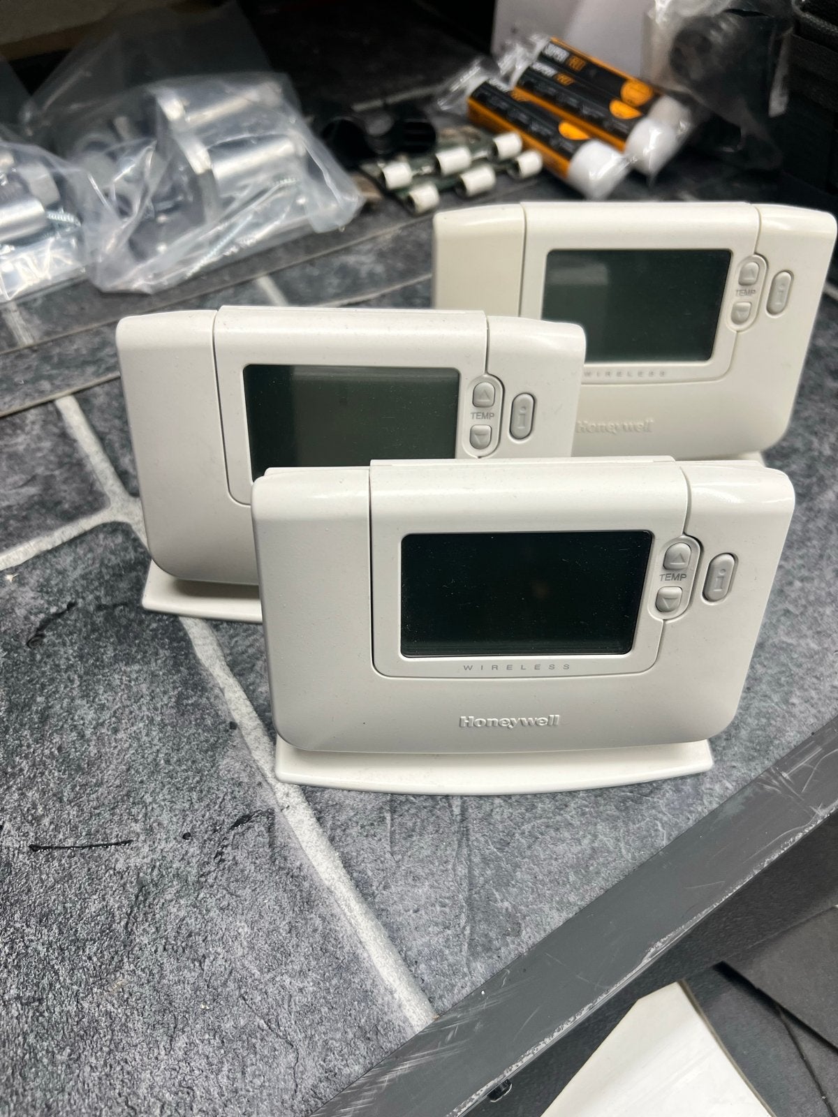 Honeywell draadloze thermostaten (3 stuks), Ophalen of Verzenden, Slimme thermostaat, Gebruikt