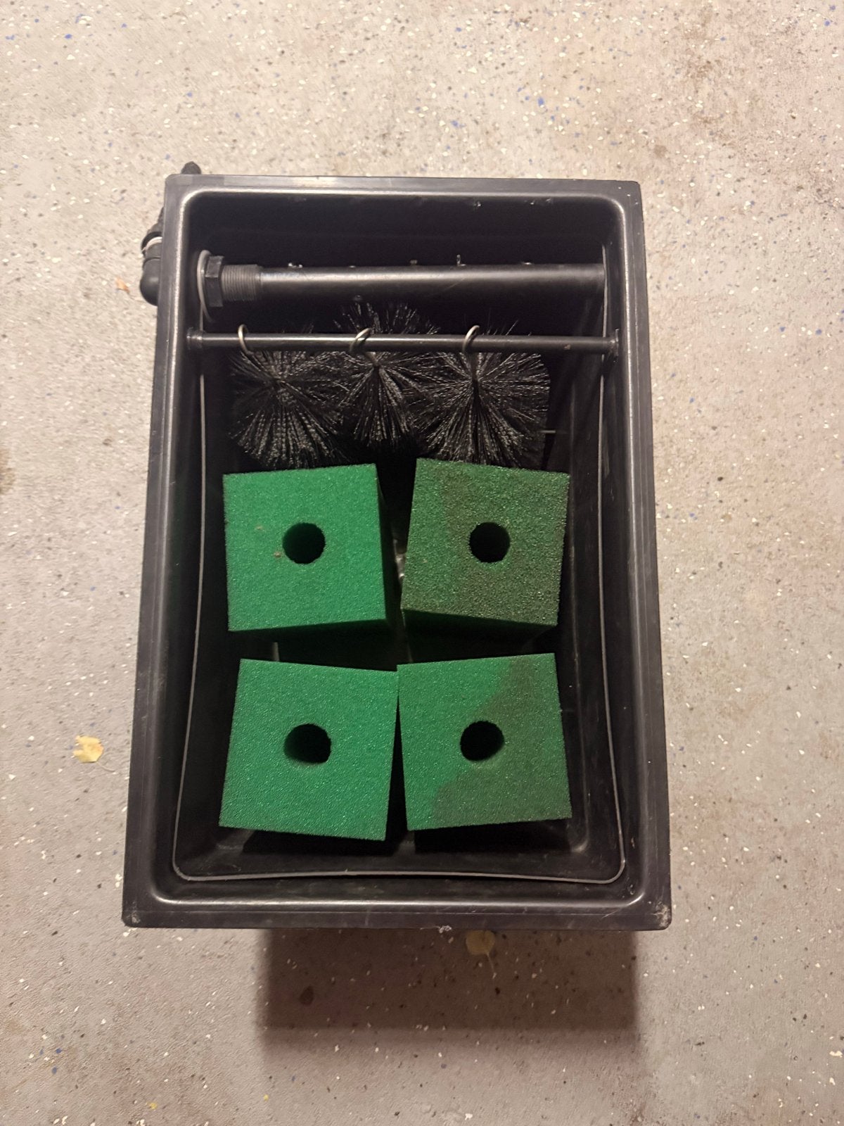 Vijverfilter met borstels en filtermatten, Ophalen, Gebruikt, Vijverfilter