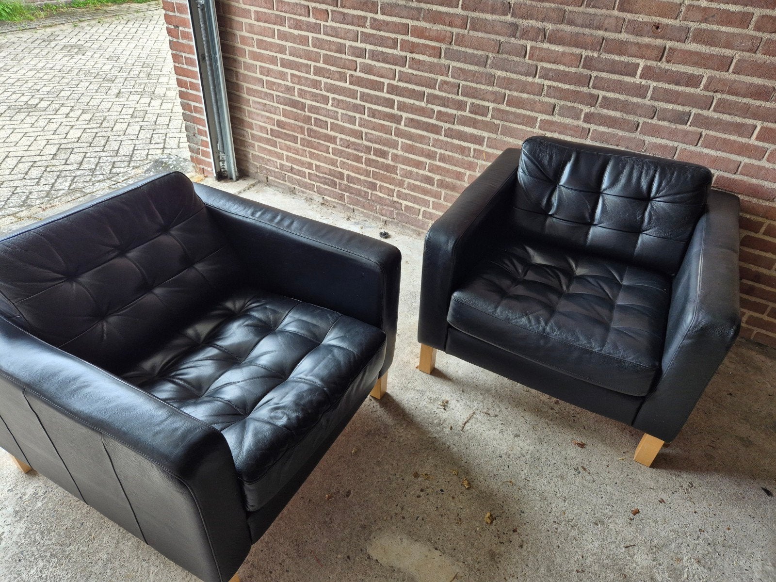 Ikea Fauteuil zwart, Huis en Inrichting, Fauteuils, Ophalen, 50 tot 75 cm