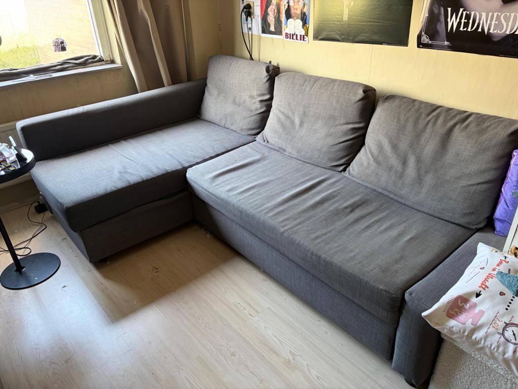 Slaapbank (Friheten van IKEA), Ophalen, Gebruikt, Tweepersoons, 190 cm of minder