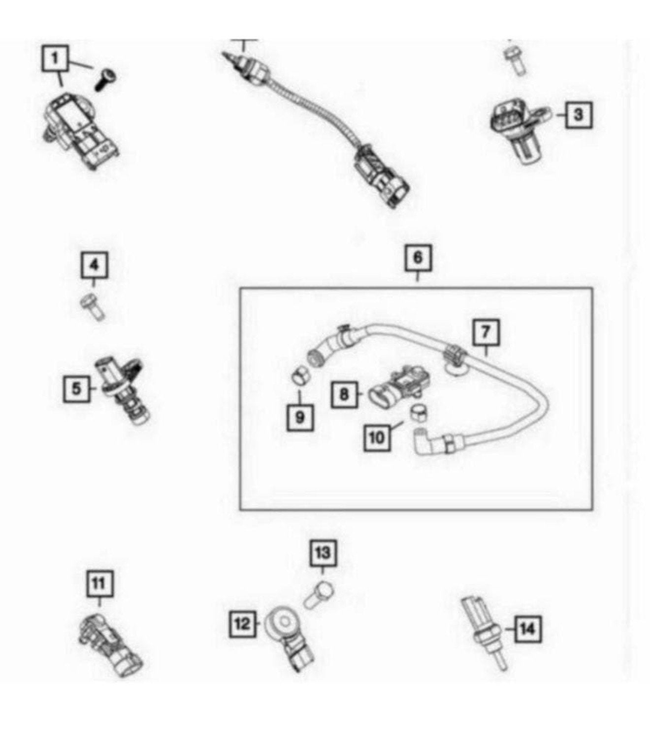 Origin. Jeep Fiat Chrysler 68213513AA Krukas Positie Sensor, Ophalen of Verzenden, P, P, P