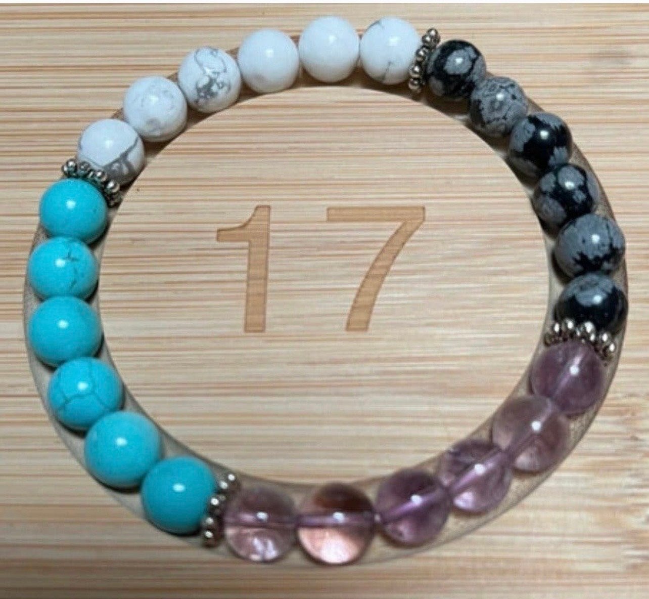 Set van 2 Edelsteen Armbanden & Spinning Ring, Sieraden, Tassen en Uiterlijk, Overige materialen, Overige kleuren, Nieuw, Ophalen of Verzenden