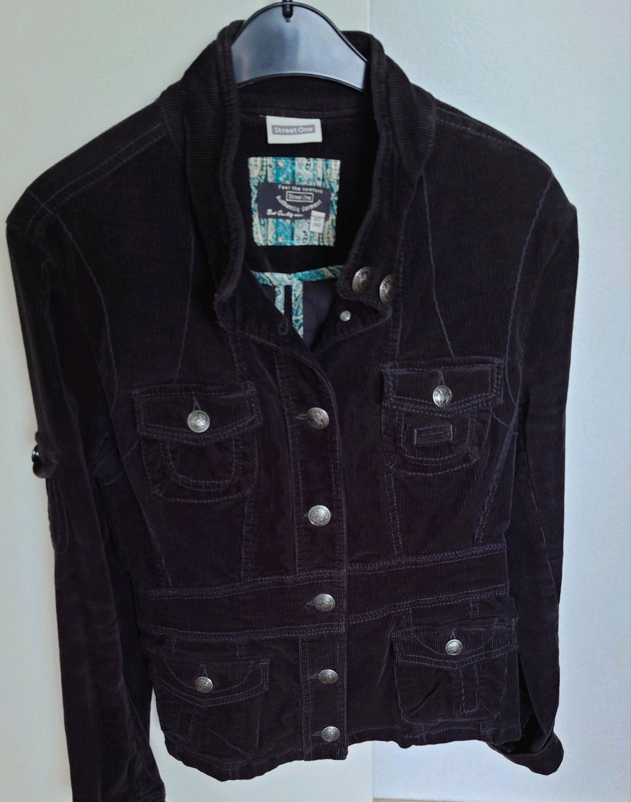 Dames jasje mt 38 Street One Zwart Rib, Kleding | Dames, Zwart, Street One, Ophalen of Verzenden, Jasje