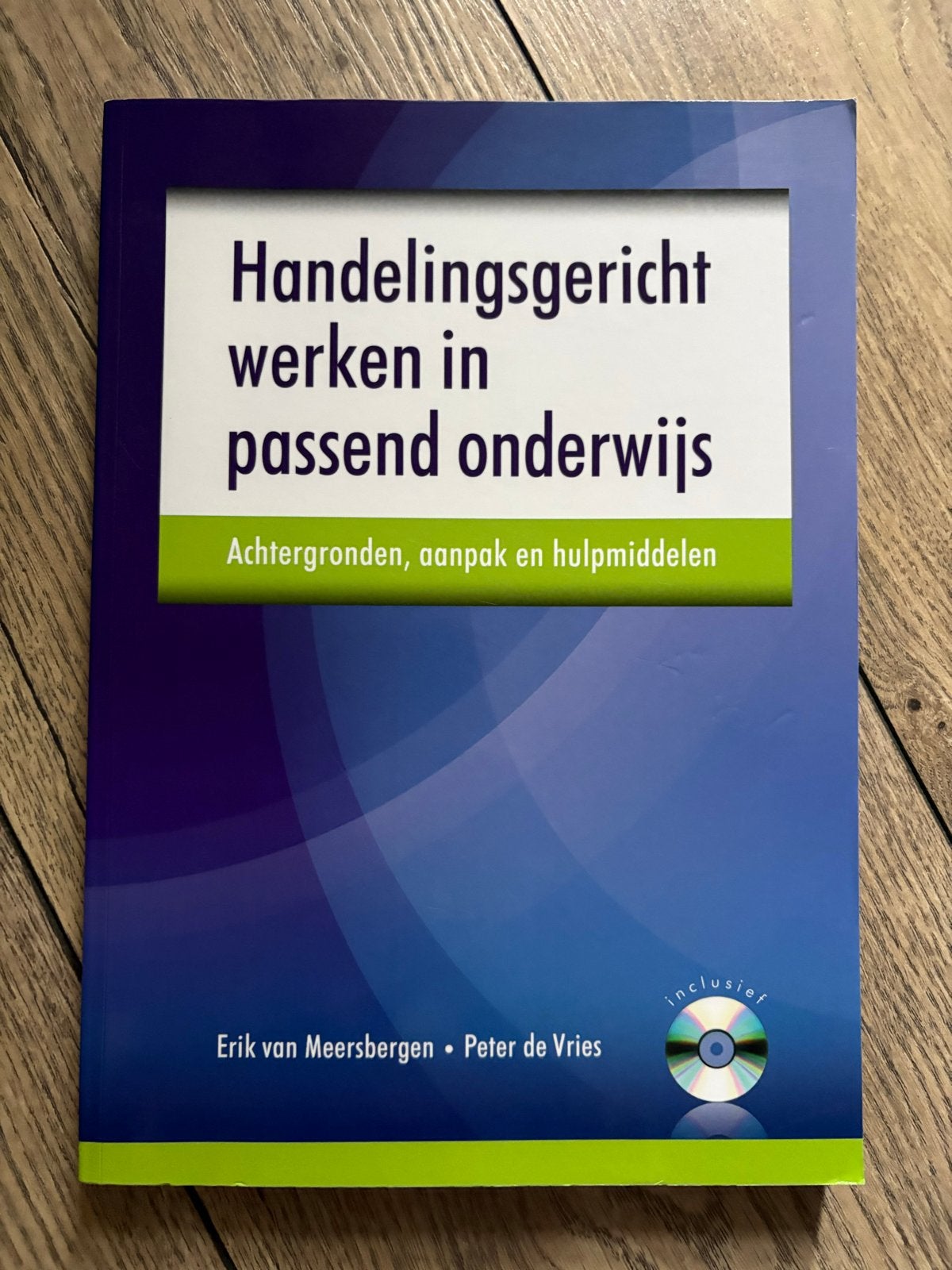 Handelingsgericht werken in passend onderwijs (geen cd), Ophalen of Verzenden, Alpha, Gelezen, HBO