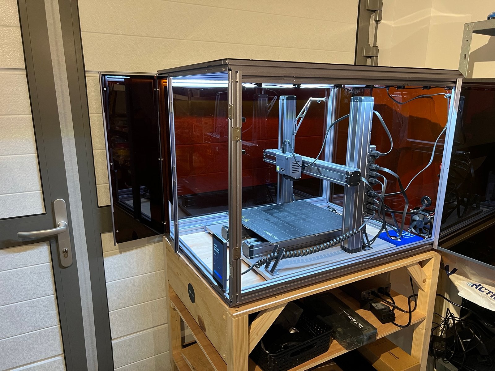Snapmaker 2.0 A350T 3-in-1 3D-printer met behuizing, Computers en Software, Ophalen, Ingebouwde Wi-Fi, Zo goed als nieuw, Filament