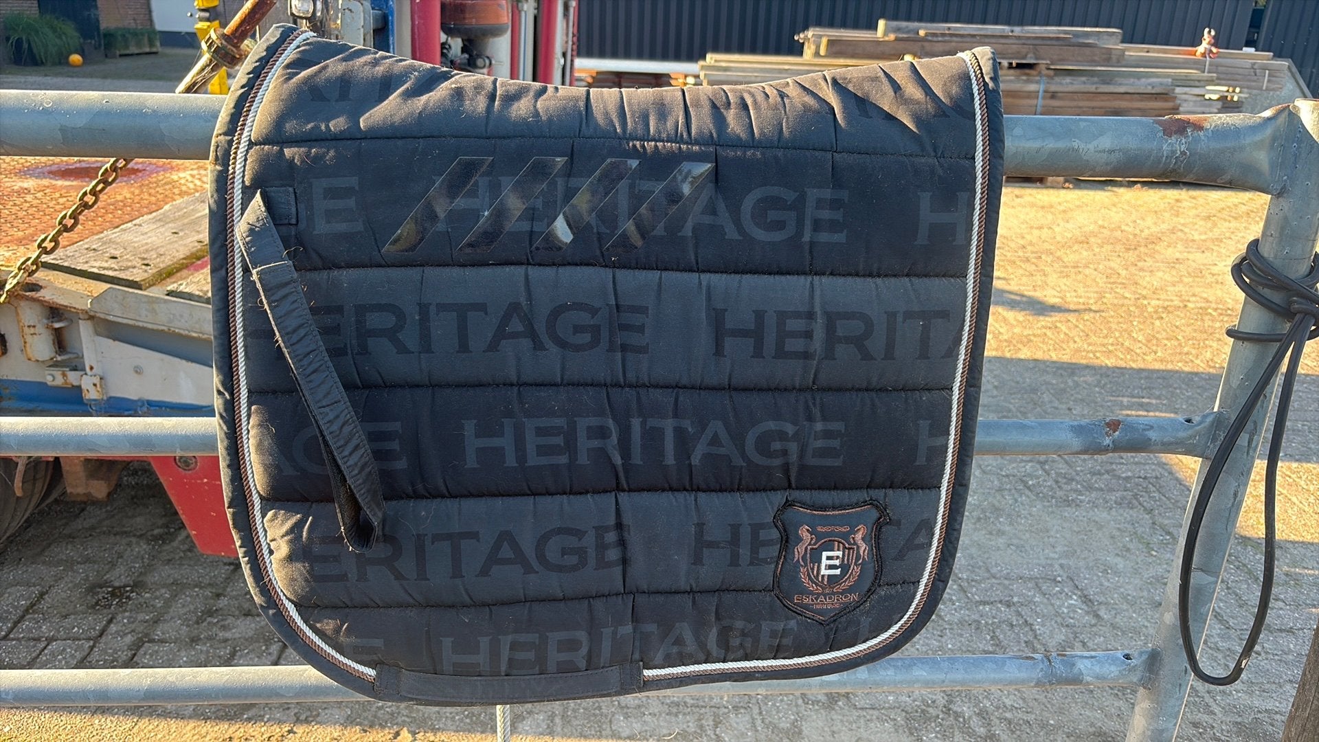 Heritage eskadron zadeldekje, Dieren en Toebehoren, Ophalen of Verzenden, Gebruikt