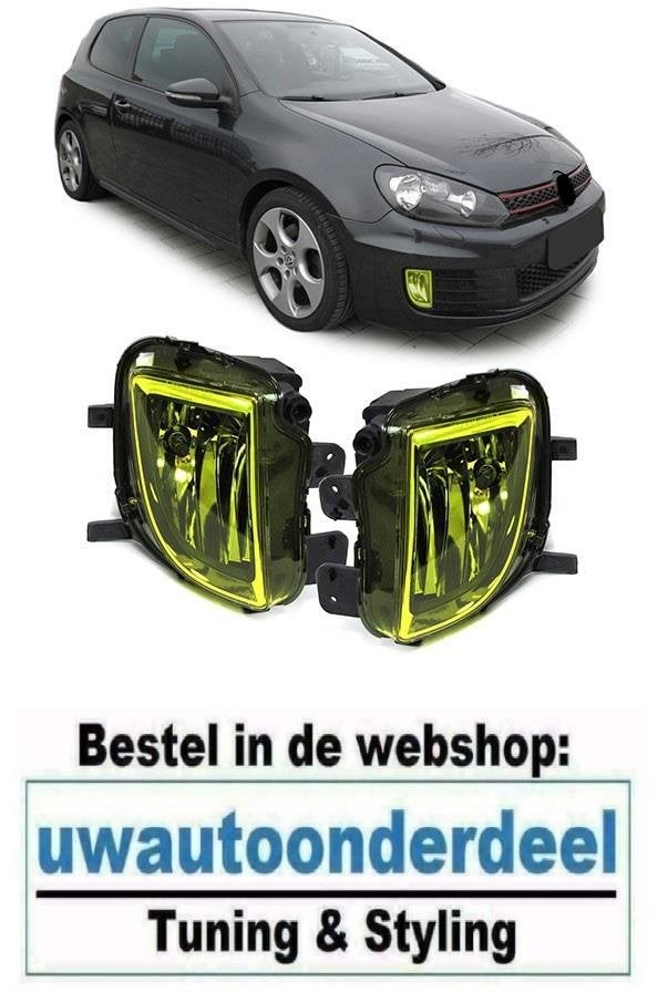 Mistlampen Geel Glas Geschitk Voor Golf 6 GTI / GTD, Verzenden, Automotive Parts, A.parts@hotmail.nl, Trasmolenlaan 12 3447 GZ Woerden