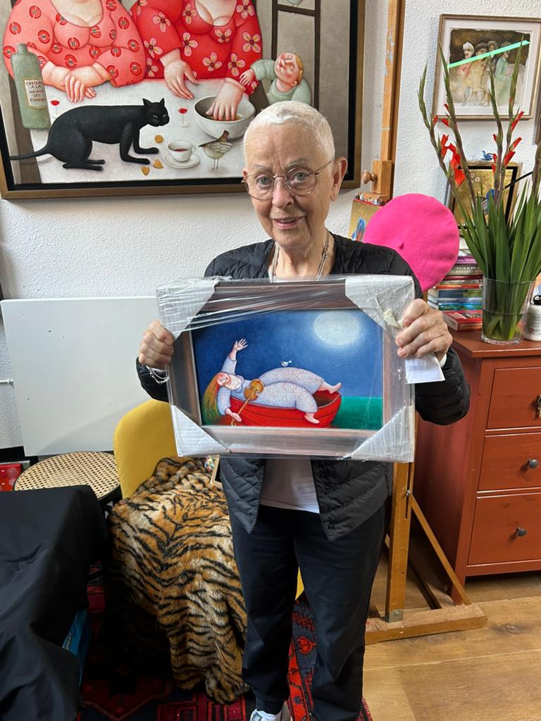 Ada Breedveld schilderij, Antiek en Kunst, Kunst | Schilderijen | Modern, Ophalen of Verzenden