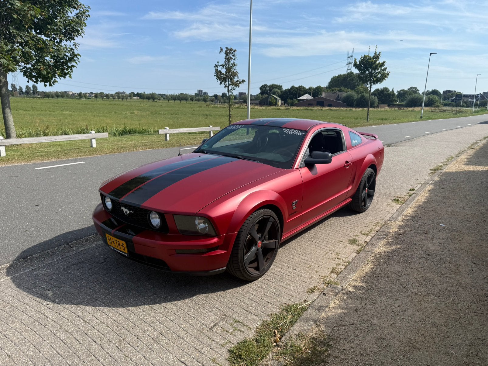 Ford mustang GT met veel extra’s, Automaat, Particulier, Mustang, Rood