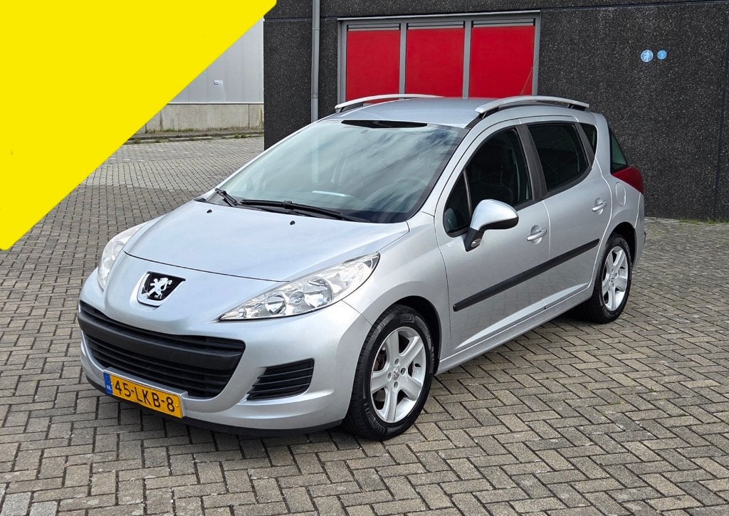Peugeot 207 SW 1.4 2010 AIRCO / GOED ONDERH / APK / NAP !!, Voorwielaandrijving, Zwart, Origineel Nederlands, Handgeschakeld