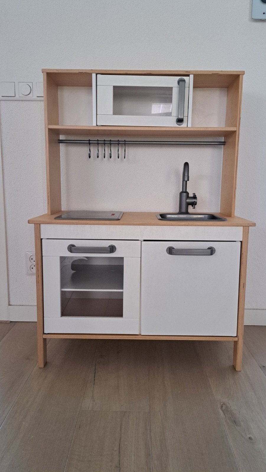 IKEA Duktig Speelkeuken met magnetron en accessoires, Ophalen, Gebruikt, Hout, Speelkeuken