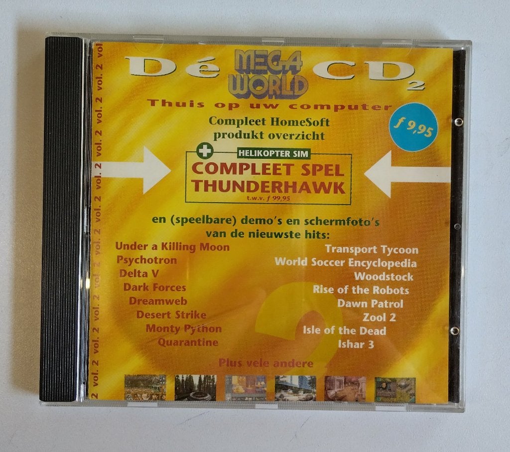 GRATIS Dé Mega World CD2 Compleet HomeSoft product overzicht, Spelcomputers en Games, 1 speler, Zo goed als nieuw, Vanaf 3 jaar