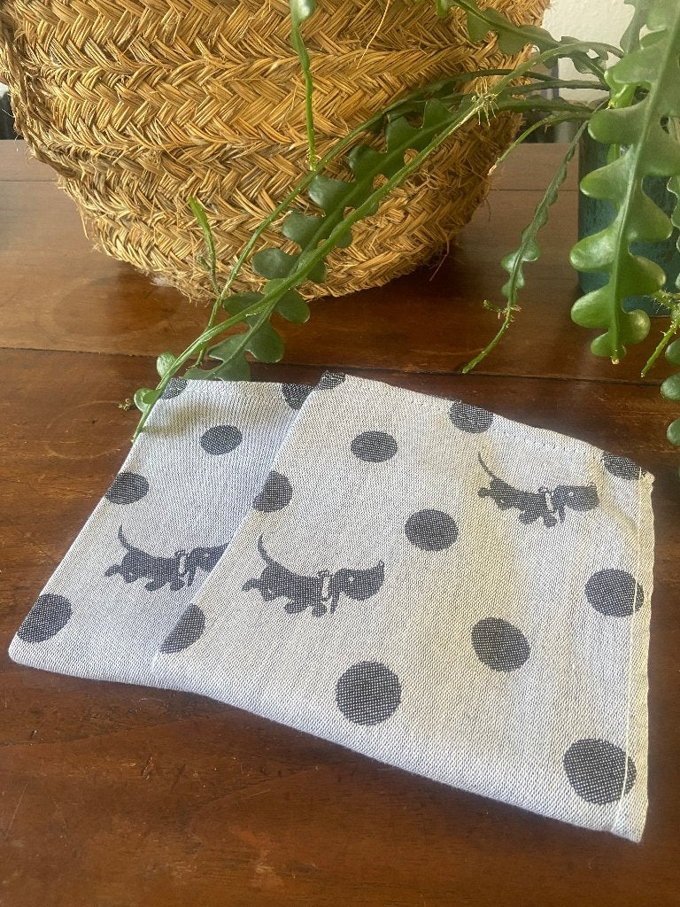 Twee leuke theedoeken TAKKIE Hema helemaal nieuw !!, Katoen, Hema, Nieuw, Theedoek of Handdoek