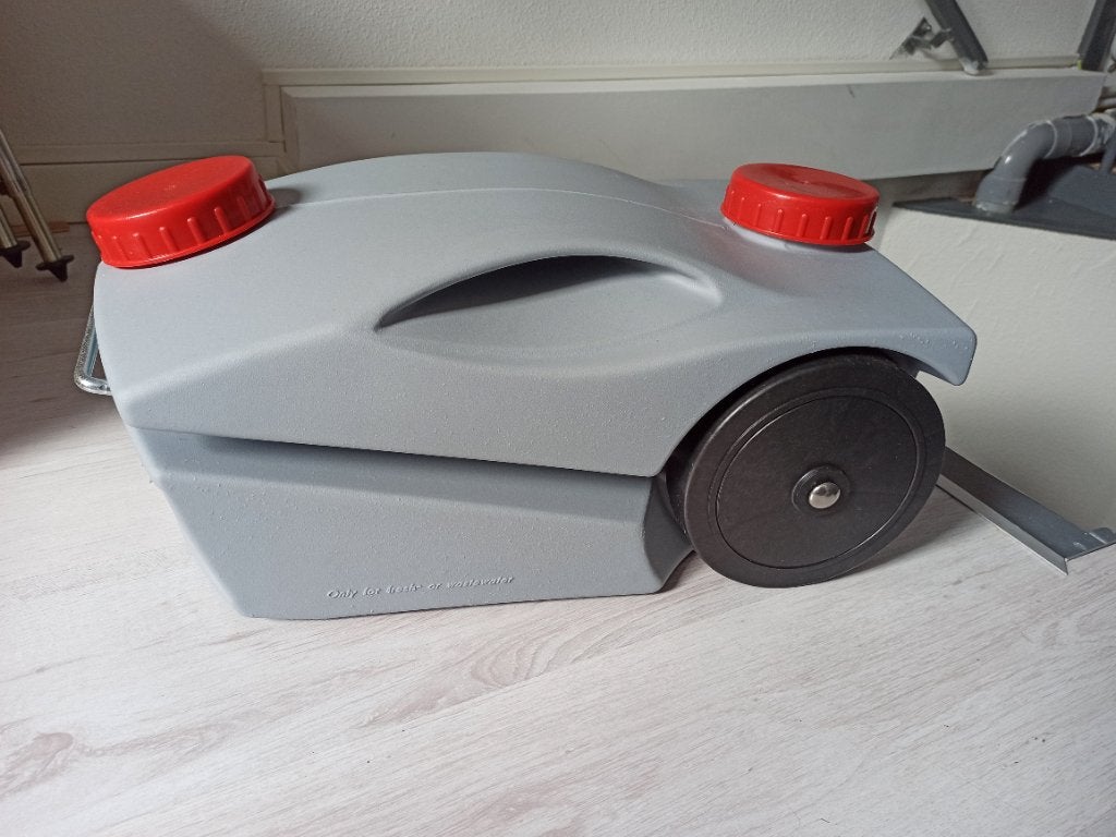 Vuilwatertank caravan, Ophalen, Nieuw