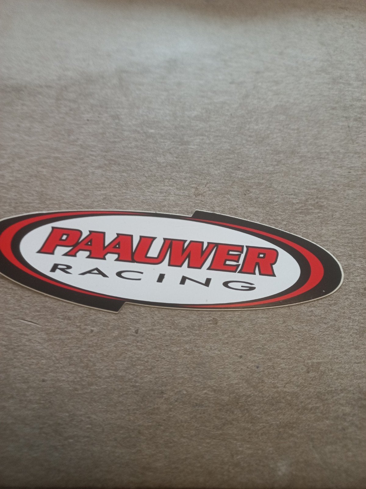 Paauwer Racing Sticker - Nieuw, Ophalen of Verzenden