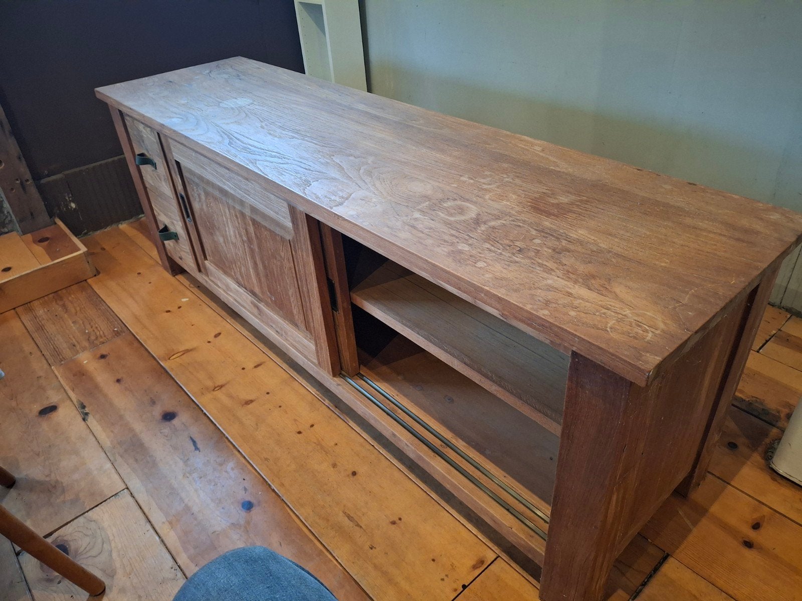 Teak Houten TV Meubel - Gebruikt, Goede Staat