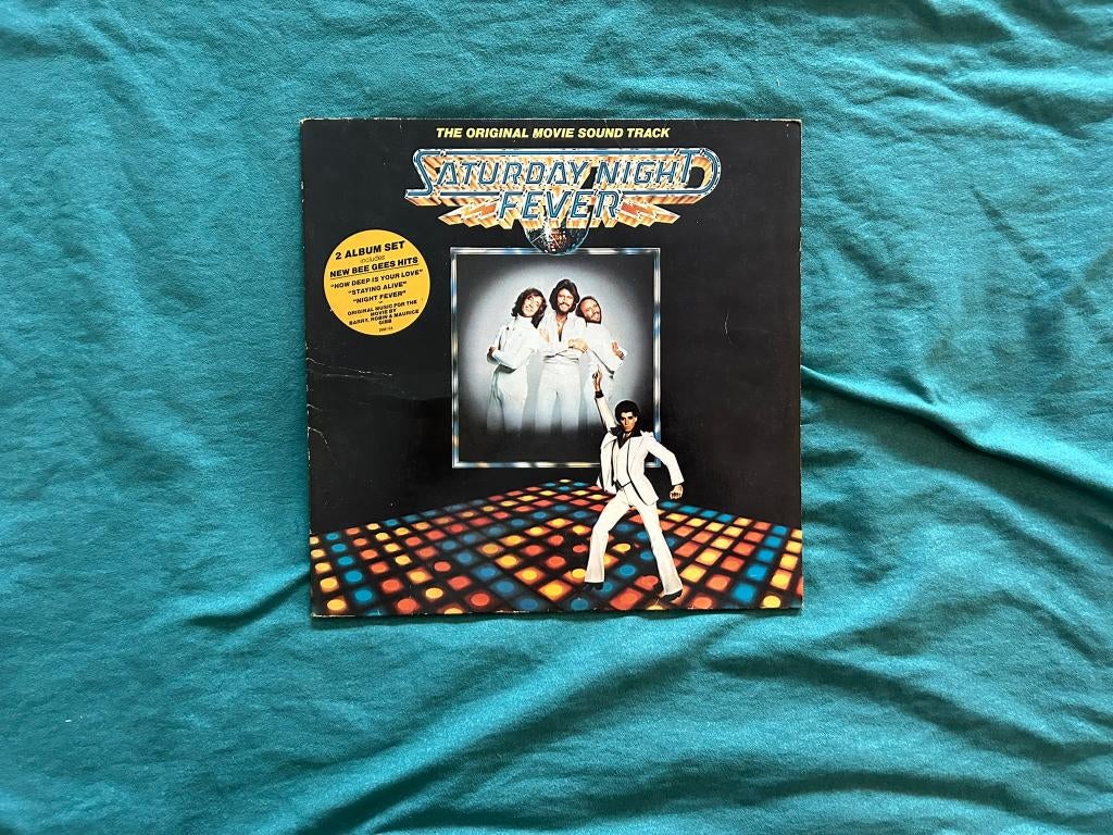 LP Saturday Night Fever, Cd's en Dvd's, Vinyl | Filmmuziek en Soundtracks, Ophalen of Verzenden, 1970 - 1979, Gebruikt, 12 inch