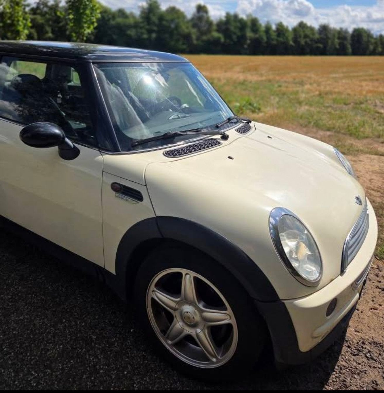 Mini 2003, Auto's, Voorwielaandrijving, 4 cilinders, 4 stoelen, Wit