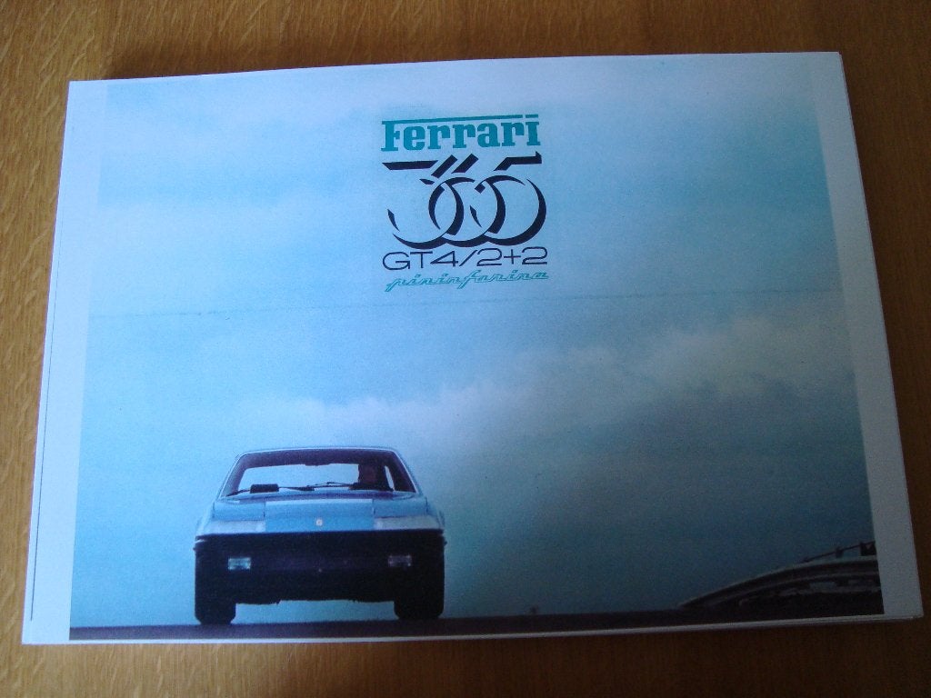 Ferrari 365 gt4 plaat 42-30 cm, Ophalen of Verzenden, Nieuw, Auto's