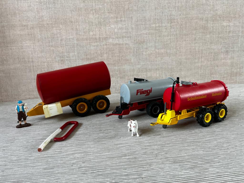 3 mesttanken Siku, Ophalen of Verzenden, Gebruikt, Tractor of Landbouw, SIKU