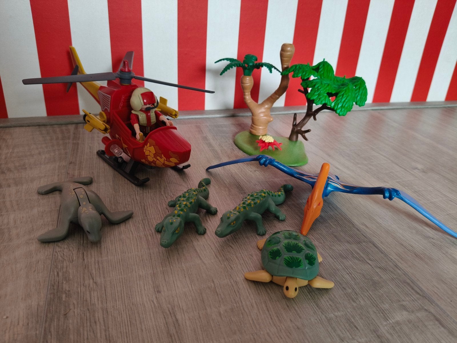 Helikopter met wilde dieren, Kinderen en Baby's, Speelgoed | Playmobil, Ophalen of Verzenden