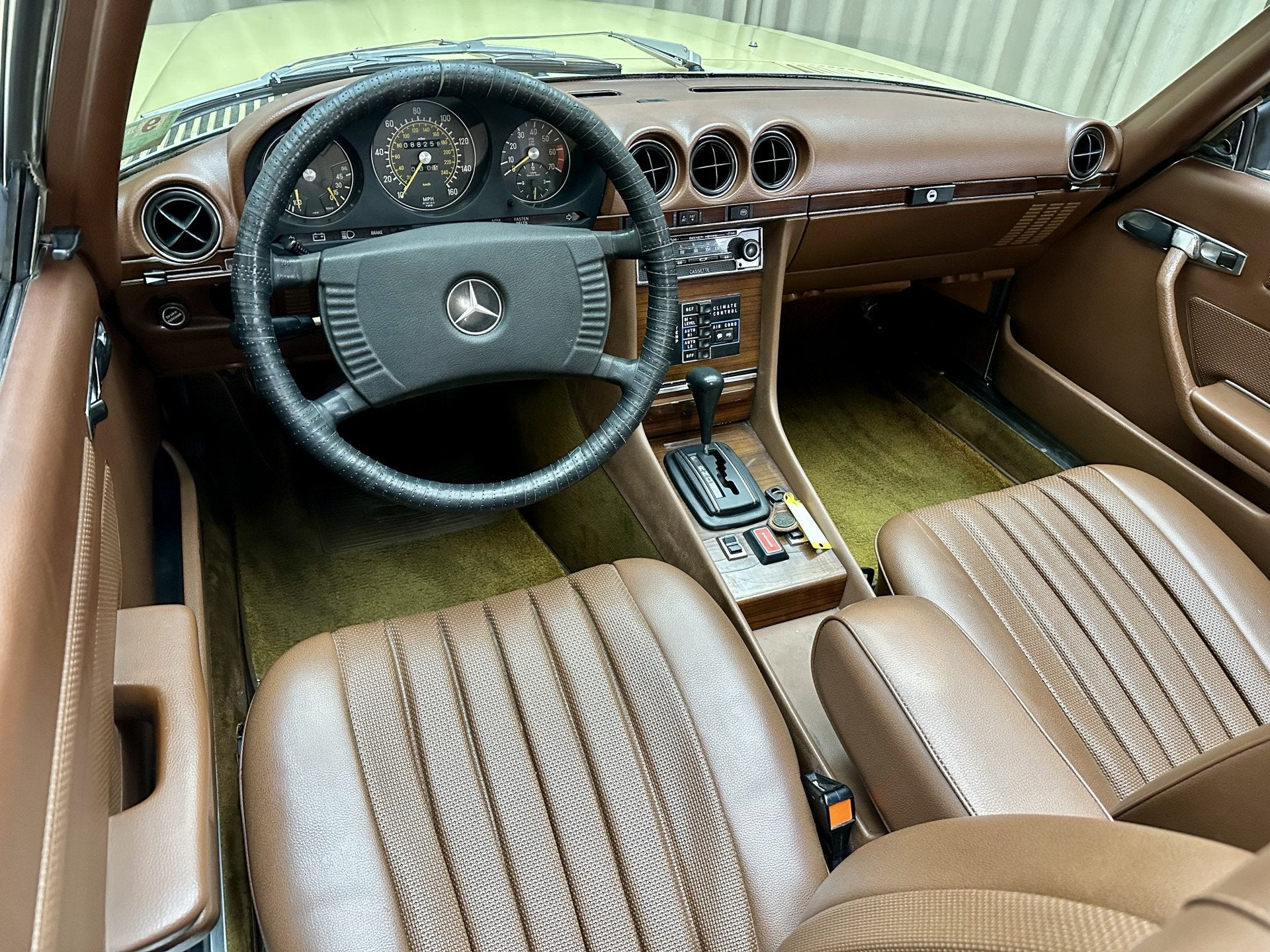 Mercedes-Benz SL-Klasse 450 SL Roadster *INCL HARDTOP* EU-NL, Auto's, Oldtimers, Automaat, Achterwielaandrijving, Lederen bekleding