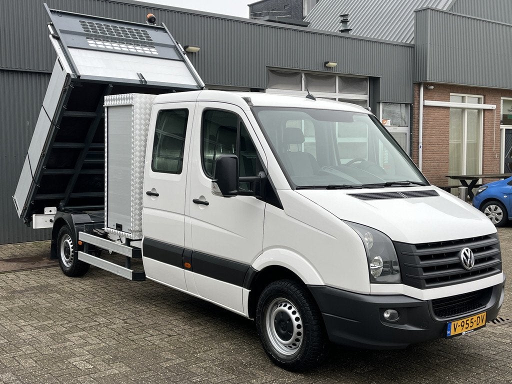 Volkswagen Crafter 2.0 TDI DC Kipper 3500kg trekgewicht Euro, Auto's, Achterwielaandrijving, Gebruikt, 4 cilinders, Volkswagen