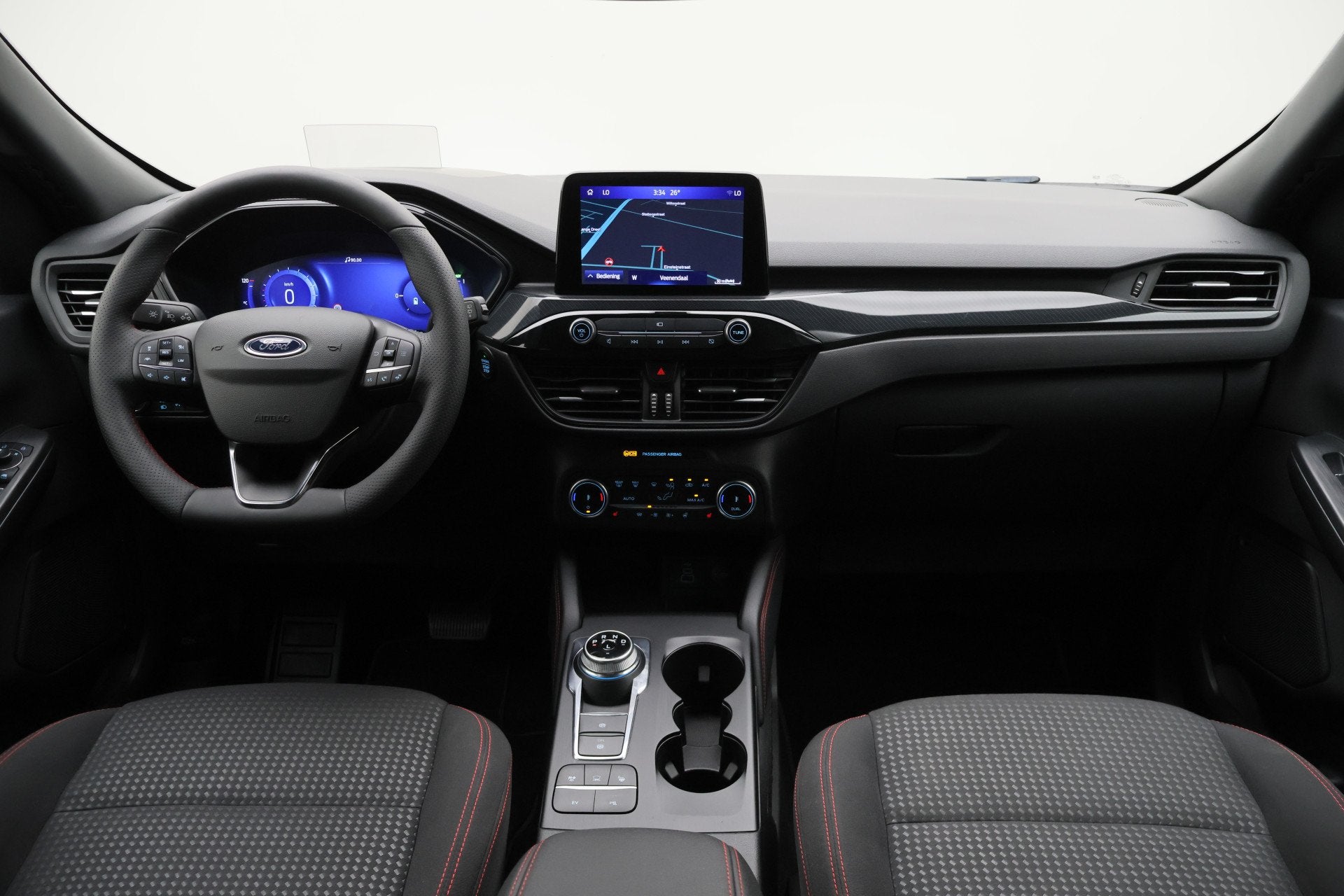Ford Kuga 2.5 PHEV ST-Line Winter Pack, Head-Up, ACC, Camera, Stof, Gebruikt, 4 cilinders, Blauw