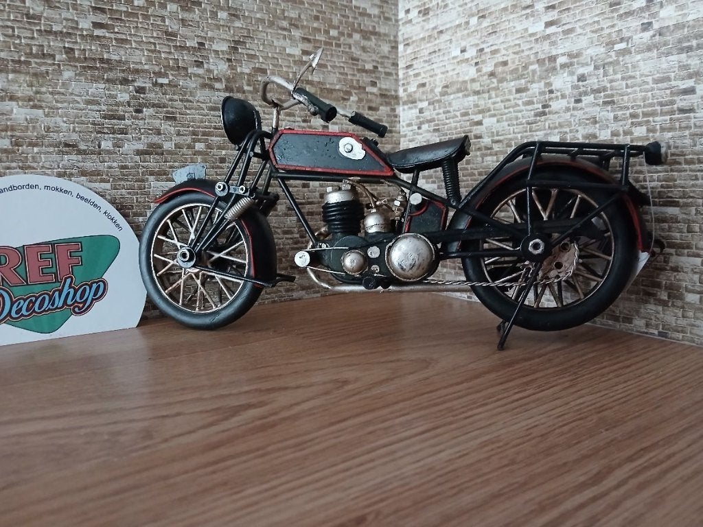 metalen motor, decoratie zwart, Ophalen of Verzenden, Nieuw, Motor