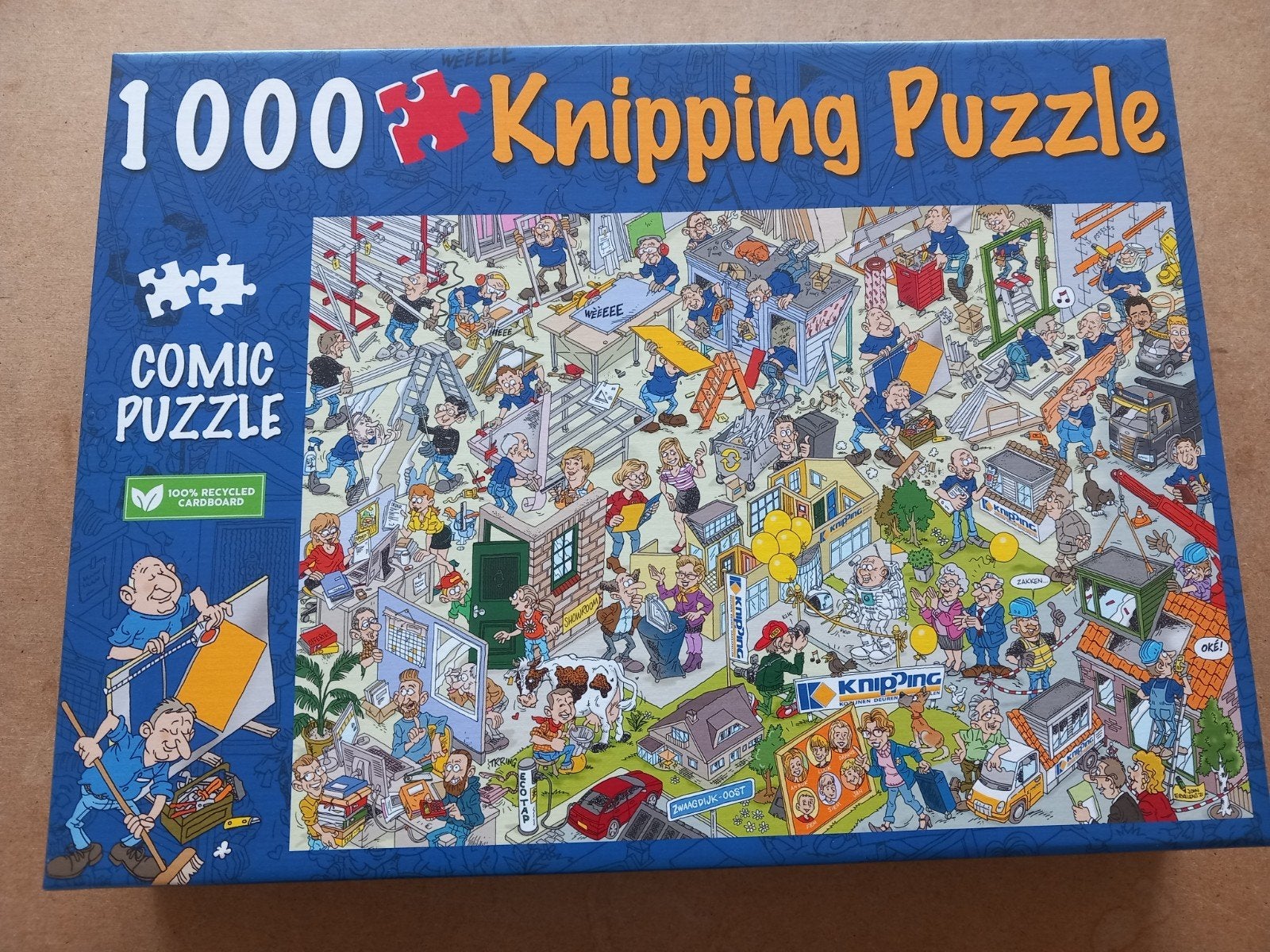 Puzzel Knipping 1000 stukjes, Ophalen of Verzenden, 500 t/m 1500 stukjes, Nieuw, Legpuzzel